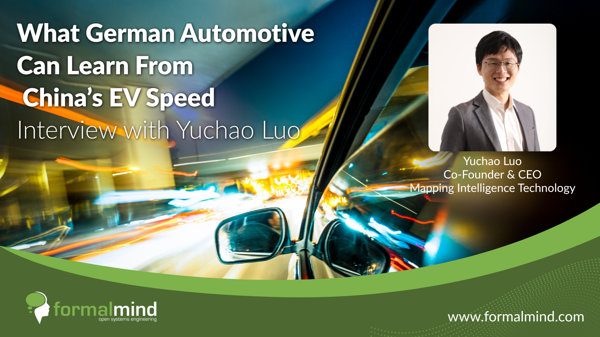 What German Automotive Can Learn From China's EV Speed: Interview with Yuchao Luo